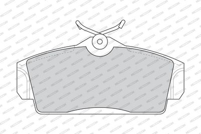 BREMSBELAGSATZ SCHEIBENBREMSE FERODO FDB1096 1