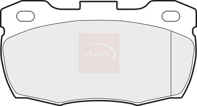 APEC Brake Pad Set, disc brake PAD897