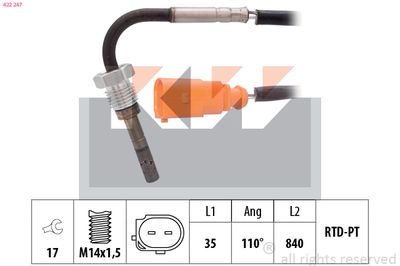 SENSOR ABGASTEMPERATUR