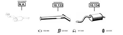 Układ wydechowy ASMET RE105900