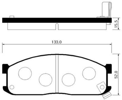 HSB GOLD HP1010 Тормозные колодки для KIA (Киа)