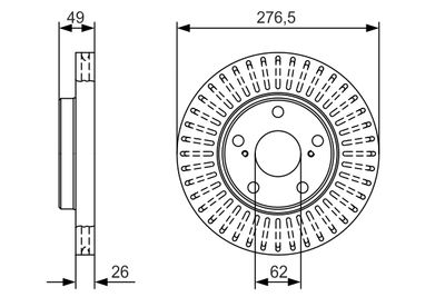 DISC FRANA BOSCH 0986479A62 4