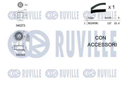 SET CUREA DE DISTRIBUTIE RUVILLE 550017 1