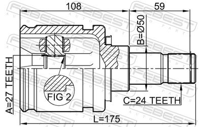 Joint Kit, drive shaft 0111-ACV30LH