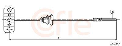 CABLU FRANA DE PARCARE