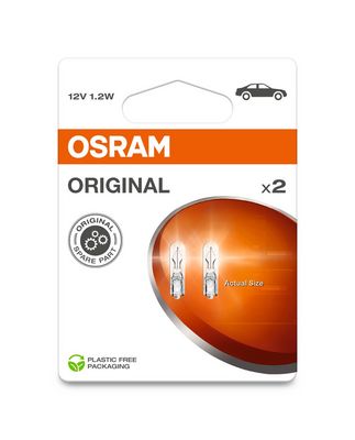 Лампа накаливания, дополнительный фонарь сигнала торможения ams-OSRAM 2721-2BL