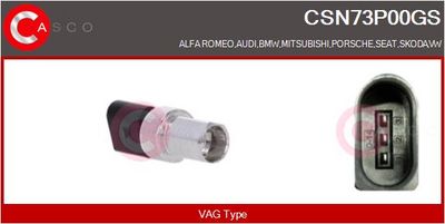 Tlakový vypínač, klimatizace CASCO CSN73P00GS
