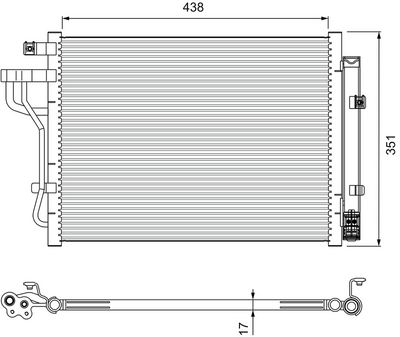 KONDENSATOR KLIMAANLAGE VALEO 814399