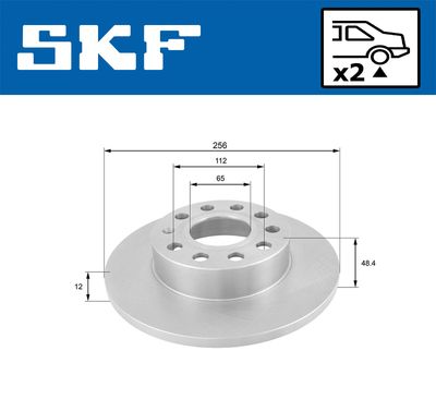 Brake Disc VKBD 90051 S2