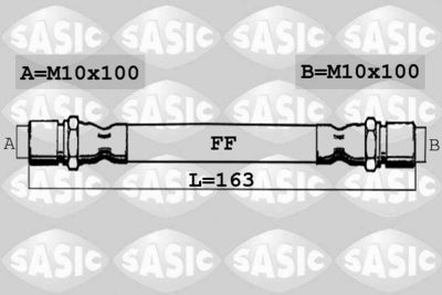 Тормозной шланг SASIC SBH6384 для VW CORRADO
