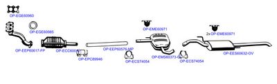 Изпускателна система OPTIMAL OP-EXSVW727