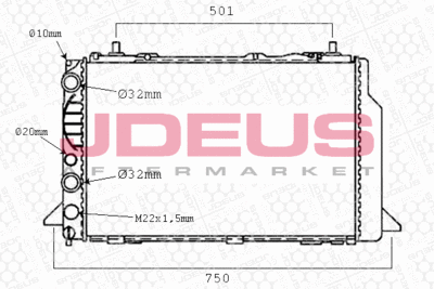 KüHLER MOTORKüHLUNG JDEUS M0010690