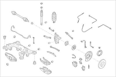 RADAUFHäNGUNG DELPHI OEMERC000017490R