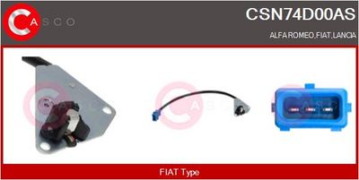 SENZOR POZITIE AX CU CAME CASCO CSN74D00AS