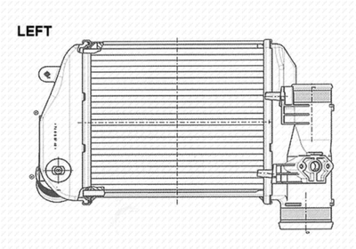 Интеркулер WILMINK GROUP WG1724056 для AUDI A6