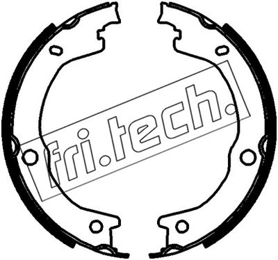 Zestaw szczęk hamulcowych, hamulec postojowy FRI.TECH. 1253.788