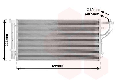 CONDENSATOR CLIMATIZARE VAN WEZEL 83015714