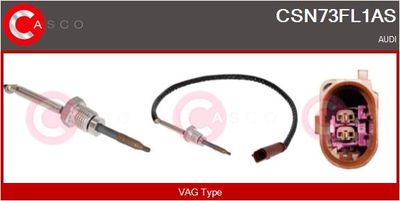 SENZOR TEMPERATURA GAZE EVACUARE