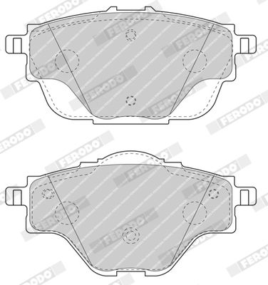 Brake Pad Set, disc brake FDB4766