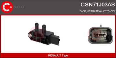 SENZOR PRESIUNE GAZE EVACUARE