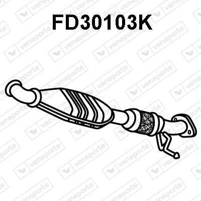 Катализатор VENEPORTE FD30103K для FORD C-MAX