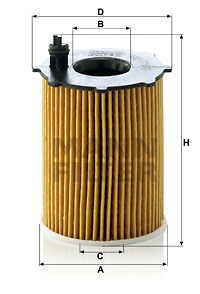 Масляный фильтр MANN-FILTER HU 716/2 x для GAZ SOBOL
