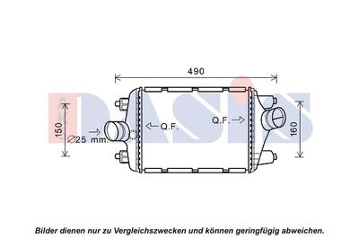 INTERCOOLER COMPRESOR AKS DASIS 177017N