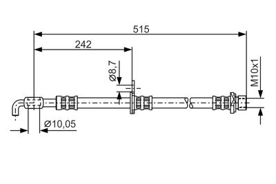 Brake Hose 1 987 476 780