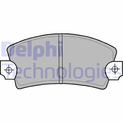 Комплект тормозных колодок, дисковый тормоз DELPHI LP464 для LANCIA TREVI