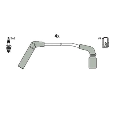 Комплект проводов зажигания HITACHI 134260 для DAEWOO MATIZ