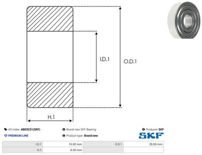 Ložisko AS-PL ABE9231(SKF)