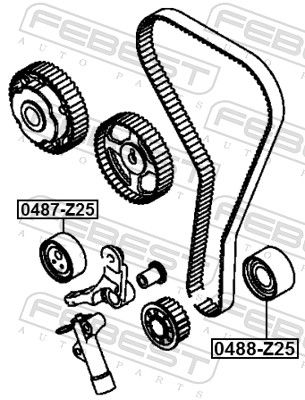 ROLA GHIDARE/CONDUCERE CUREA TRANSMISIE FEBEST 0488Z25 1