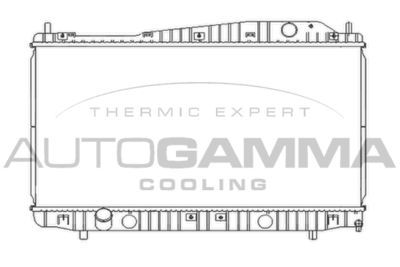 AUTOGAMMA 103952 Радиатор охлаждения двигателя  для DAEWOO EVANDA (Деу Еванда)
