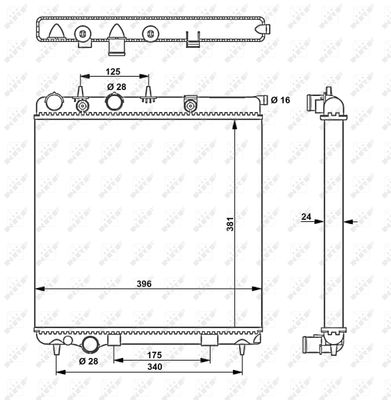 RADIATOR RACIRE MOTOR NRF 53837 1