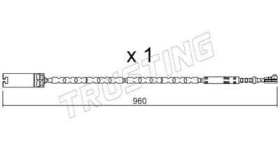 SENZOR DE AVERTIZARE UZURA PLACUTE DE FRANA TRUSTING SU281