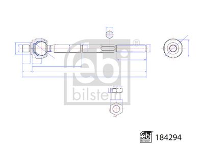 Inre styrled FEBI BILSTEIN 184294