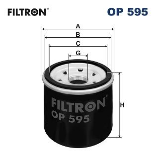 Масляный фильтр FILTRON OP 595 для NISSAN AVENIR