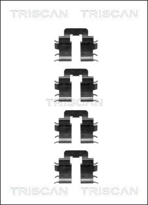 Комплектующие, колодки дискового тормоза TRISCAN 8105 141607 для NISSAN MICRA