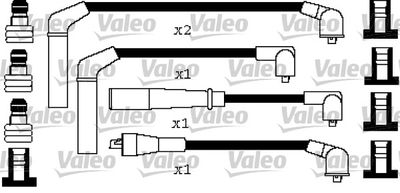 Комплект проводов зажигания VALEO 346442 для TOYOTA STARLET