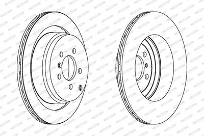 BREMSSCHEIBE FERODO DDF1437C1 1