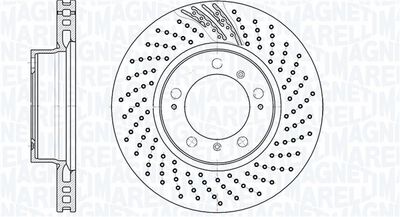 спирачен диск MAGNETI MARELLI 361302040876