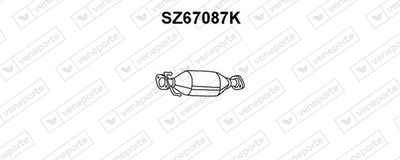 VENEPORTE SZ67087K Каталізатор  для SUZUKI ALTO (Сузуки Алто)