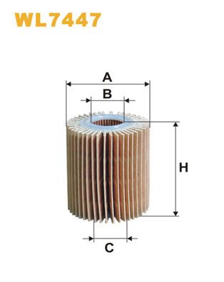 Oil Filter WIX FILTERS WL7447