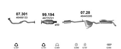 SISTEM DE ESAPAMENT POLMO POLMO00146