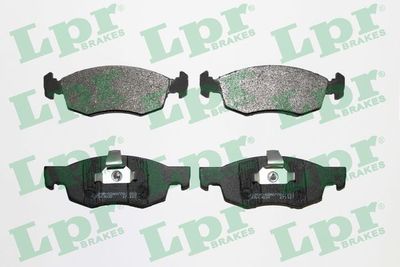 Комплект тормозных колодок, дисковый тормоз LPR 05P756 для FIAT DOBLO