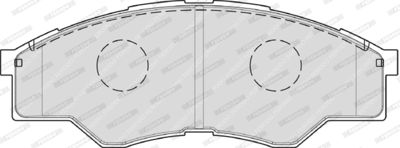 FERODO FDB1887 Тормозные колодки и сигнализаторы для TOYOTA HILUX VII Пикап (_N1_, _N2_, _N3_) 2.5 D-4D (KUN15_)