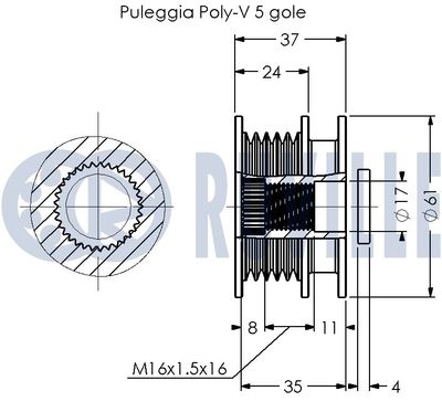 GENERATORFREILAUF RUVILLE 541702 1
