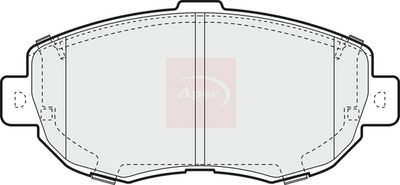 APEC Brake Pad Set, disc brake PAD863
