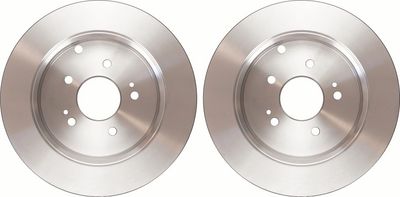 Brake disc Achter Links/Rechts past: HYUNDAI SANTA FÉ II 2.2D/2.7 11.05-05.13