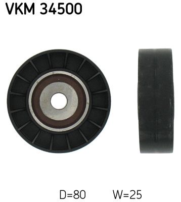Паразитный / ведущий ролик, поликлиновой ремень SKF VKM 34500 для SAAB 9000